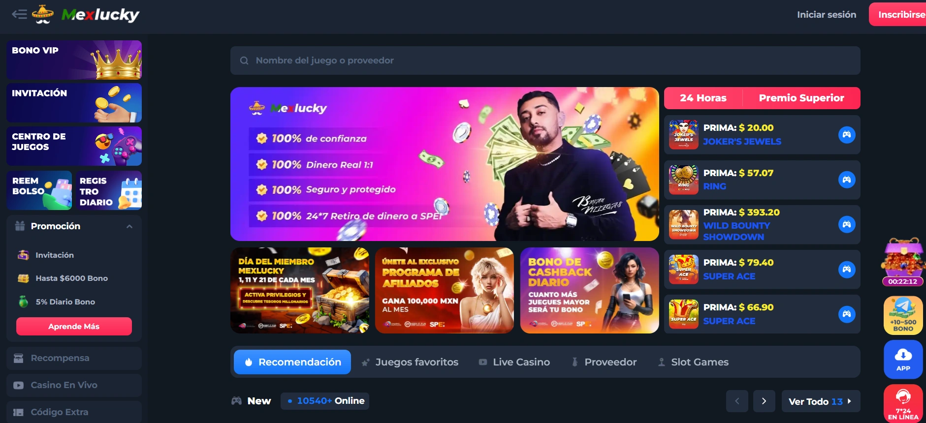 mexlucky casino